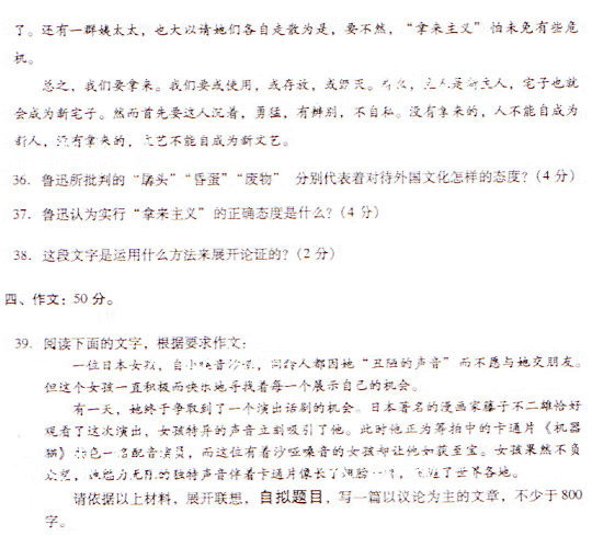 2009˸߿W(xu)Zԇ}